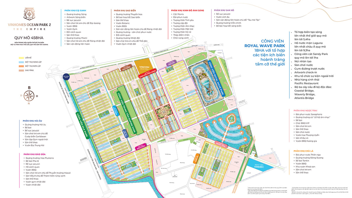 vinhomes ocean park 2; vinhomes ocean park 3; vinhomes ocean park 1