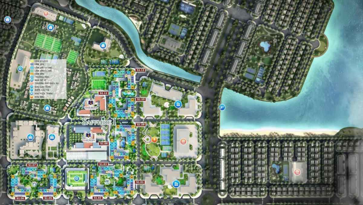 mat-bang-phan-khu-the-sapphire-1-vinhomes-ocean-park
